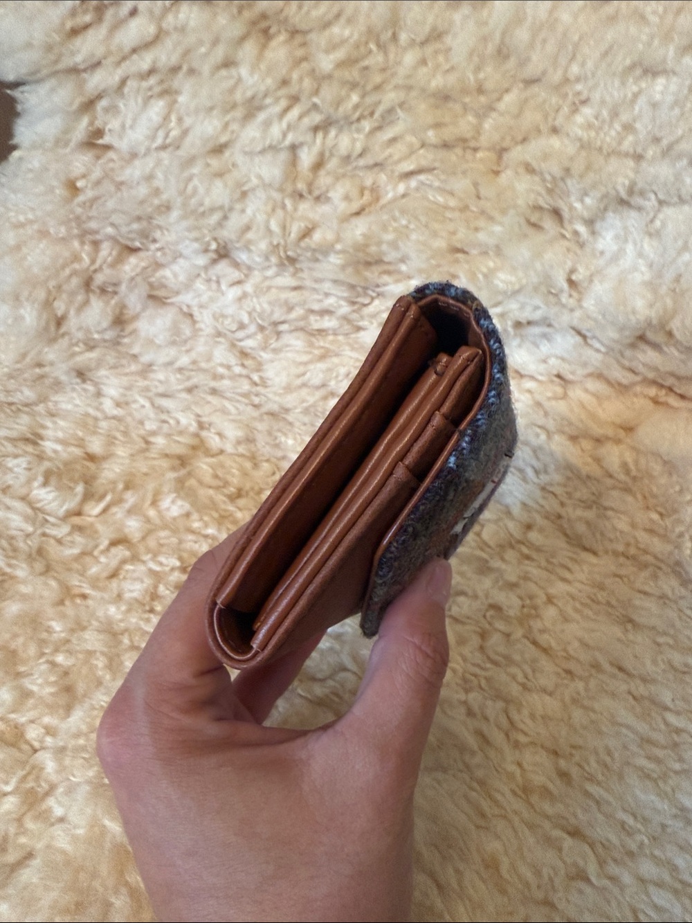 Harris Tweed Compact Wallet - Picture 6 of 8